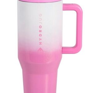 HydroJug Pink Ombre Insulated Tumbler with Handle